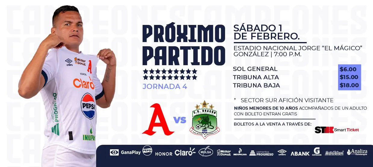 Alianza F.C. vs C.D. Dragón